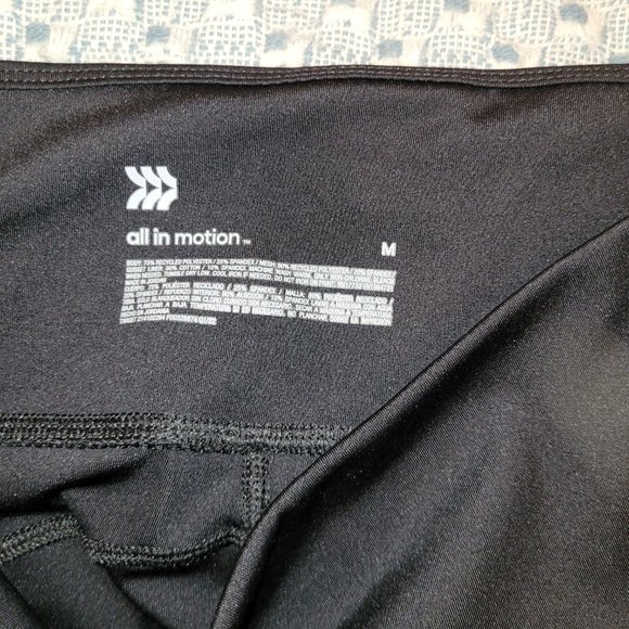 3/$20 all in motion woman's black athletic shorts - Picture 3 of 6